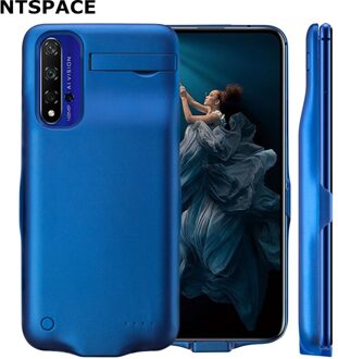 6000Mah Draagbare Telefoon Batterij Power Case Voor Huawei Nova 5T Backup Battery Charger Cover Voor Huawei Nova 5T Power Bank Gevallen blauw For Nova 5T