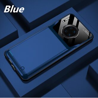 6000Mah Draagbare Telefoon Batterij Power Case Voor Vivo S5 Power Bank Opladen Case Voor Vivo S5 Backup Batterij charger Cover blauw For VIVO S5