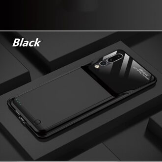 6000Mah Uitgebreid Telefoon Batterij Power Case Voor Oppo K5 Draagbare Power Bank Voor Oppo K5 Backup Batterij Opladen case zwart