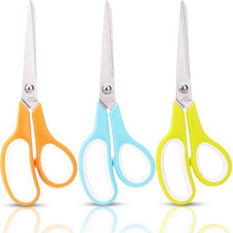 6002 schaar kantoor schaar ergonomisch kantoorbenodigdheden 195mm kantoorbenodigdheden leren briefpapier