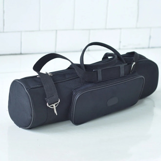 600d Oxford Cloth Waterproof Trumpet Bag Case Padded Adjustable Strap Pocket Accessories Storage Bag