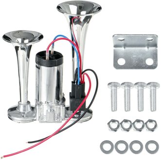 600DB 12V Dual Trompet Auto Air Horn Kit Boot Truck Trein Speaker Dual Tone