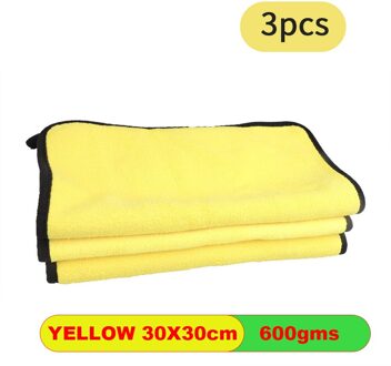 600Gsm Extra Zachte Wasstraat Microfiber Handdoek Car Cleaning Drogen Doek Car Care Doek Detaillering Auto Washtowel Nooit Scrat Blauw