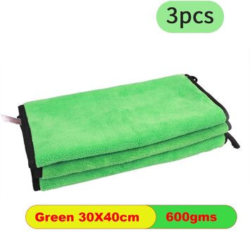 600Gsm Extra Zachte Wasstraat Microfiber Handdoek Car Cleaning Drogen Doek Car Care Doek Detaillering Auto Washtowel Nooit Scrat Bruin