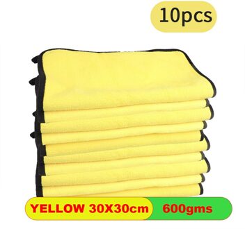 600Gsm Extra Zachte Wasstraat Microfiber Handdoek Car Cleaning Drogen Doek Car Care Doek Detaillering Auto Washtowel Nooit Scrat Kleurloos