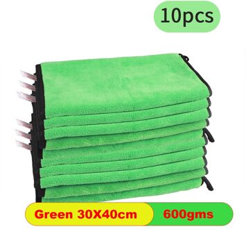 600Gsm Extra Zachte Wasstraat Microfiber Handdoek Car Cleaning Drogen Doek Car Care Doek Detaillering Auto Washtowel Nooit Scrat Oranje