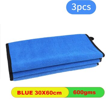 600Gsm Extra Zachte Wasstraat Microfiber Handdoek Car Cleaning Drogen Doek Car Care Doek Detaillering Auto Washtowel Nooit Scrat Zilver