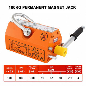 600KG 1t 400T Permanent magnet lifter powerful magnetic lifting 2 tons magnet 3 lifting crane Krauk permanent magnet suction cup