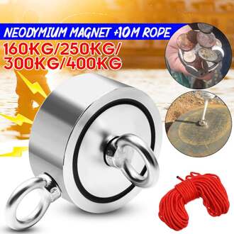 600Kg D94mm Dubbelzijdige Super Sterke Magneet Pot Vissen Magneet Salvage Vissen Haak Magneet Sterkste Permanente Krachtige Magnetische 250KG