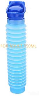 600Ml/750Ml Draagbare Baby Vrouw Man Urinoir Auto Reizen Wc Anti-Lekkage Zindelijkheidstraining Kinderen Verstelbare carton Urinoir blauw