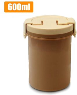600Ml Draagbare Voedsel Thermos Bento Box Magnetron Servies Voedsel Opslag Container Verdikte Grote Lekvrije Soep Beker Met Deksel koffie