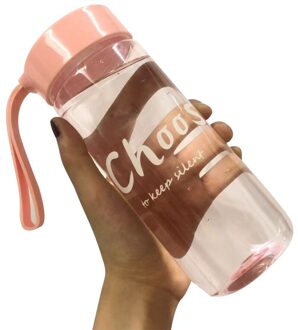 600Ml Matte Sport Water Fles Paar Water Mok Plastic Draagbare Drinken Tarvel Outdoor Met Draagbare Touw Sap Melk Keuken cup Sports Cup 01