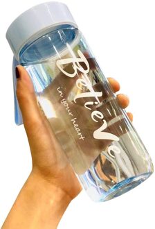 600Ml Matte Sport Water Fles Paar Water Mok Plastic Draagbare Drinken Tarvel Outdoor Met Draagbare Touw Sap Melk Keuken cup Sports Cup 02