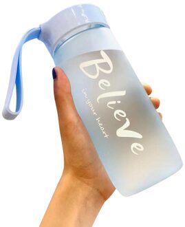 600Ml Matte Sport Water Fles Paar Water Mok Plastic Draagbare Drinken Tarvel Outdoor Met Draagbare Touw Sap Melk Keuken cup Sports Cup 06