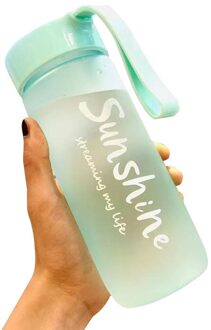 600Ml Matte Sport Water Fles Paar Water Mok Plastic Draagbare Drinken Tarvel Outdoor Met Draagbare Touw Sap Melk Keuken cup Sports Cup 07