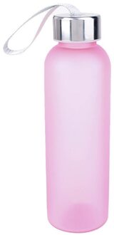 600ml Outdoor Draagbare Camping Fietsen Reizen Drink Water Bottle Cup Waterkoker fiets water Drinken fles in fles roze