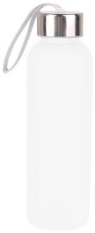 600ml Outdoor Draagbare Camping Fietsen Reizen Drink Water Bottle Cup Waterkoker fiets water Drinken fles in fles wit