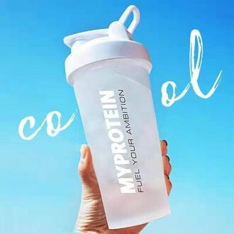 600Ml Plastic Sport Eiwit Shaker Fles Voor Water Mannen Vrouwen Grote Capaciteit Portable Thee Melk Drinken Fitness Water Fles cup
