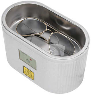 600Ml Ultrasone Reiniger Ultrasound Prothese Cleaner Rvs Sieraden Glazen Reinigingsmachine Met Timer EU
