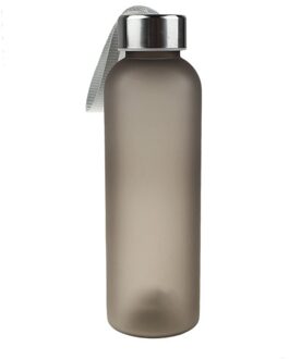 600Ml Water Fles Draagbare Sport Fiets Camping Fietsen Reizen Plastic Sap Frosted Soda Fles Drinkware Outdoor Water # YL5 zwart