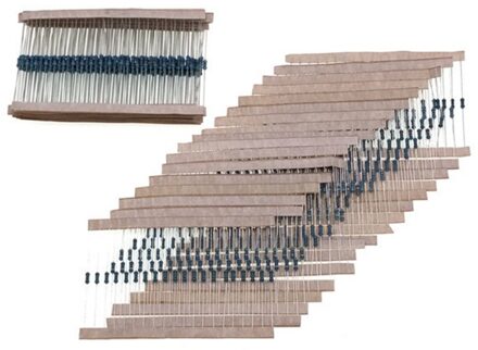 600PCS 1/4W Gemeenschappelijke Component Pakket Gekleurde Ring Weerstand Pakket Metaal Film Weerstand