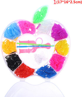 600Pcs Loom Rubber Diy Band Armband Speelgoed Voor Meisje Ambachtelijke Vetersluiting Speelgoed Geweven Kant Armband Speelgoed A1