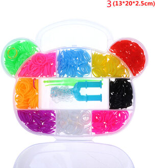 600Pcs Loom Rubber Diy Band Armband Speelgoed Voor Meisje Ambachtelijke Vetersluiting Speelgoed Geweven Kant Armband Speelgoed A3