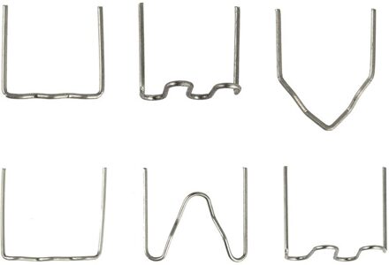 600Pcs Nietmachine Plastic Reparatie Machine Lassen Kits Voor Auto Auto Bumper Repareren Tool Voor Alle Auto 'S, 6 Soorten