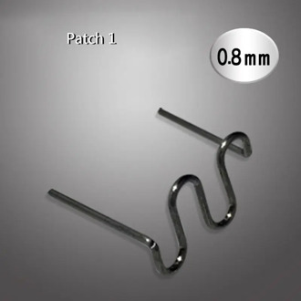 600Pcs Precut 0.6/0.8mm Wave Flat Hot Staples For Plastic Stapler Repair Welder