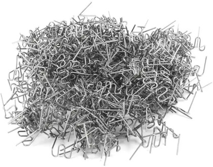 600Pcs Precut 0.6/0.8mm Wave Flat Hot Staples For Plastic Stapler Repair Welder