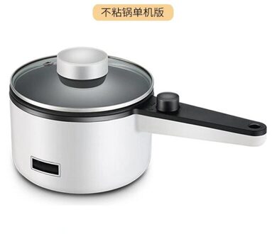 600W 220V dorm room 304 stainless steel pot electric cooker multifunctional non-sticky fry hotpot stew electric skillet wit single laag