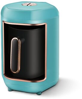 600W Automatische Turkse Koffie Maker Machine Cordless Elektrische Koffiepot Food Grade Moka Koffie Waterkoker Draagbare Reizen Eu blauw