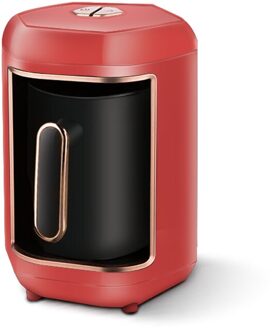 600W Automatische Turkse Koffie Maker Machine Cordless Elektrische Koffiepot Food Grade Moka Koffie Waterkoker Draagbare Reizen Eu rood