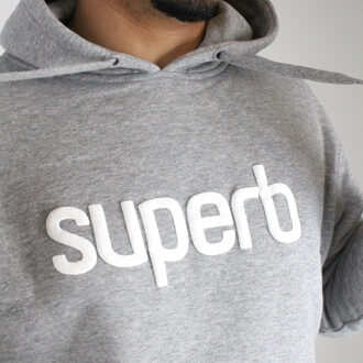 6010 Heren Hoodie - maat L Grijs