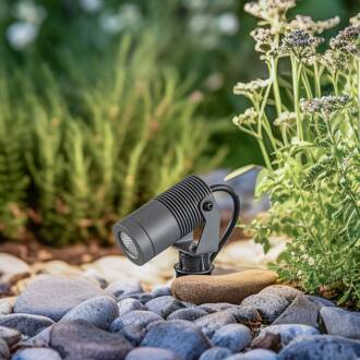 60109 LED prikspot, 24 V DC, IP67 titaan