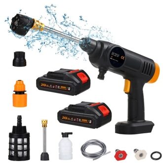 60Bar 150W Cordless High Power Washer Machine with 6 in 1 Spray Rechargeable Battery for Car Fence Floor Cleaning Watering