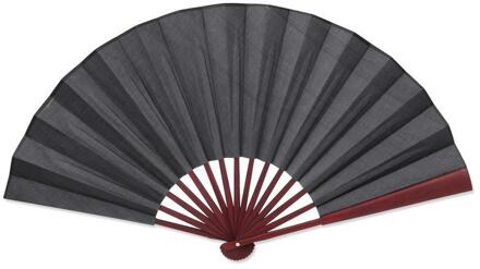 60cm x 33cm fan Mannen Vouwen Bamboe Lege zwarte Fan Wedding Party Hand Fans Collection