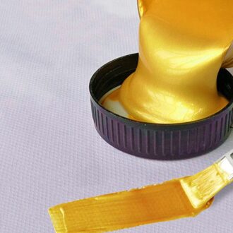 60Ml Goud Verf Metallic Acryl Verf, Waterdicht Niet Vervaagd Voor Beeldhouwwerken Coloring Diy Hand Kleding Geschilderd Graffiti Pigmenten geel goud