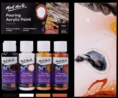 60Ml Pigment Acrylverf Set Vloeistof Marbling Verf Acryl Gieten Tekening Tool D