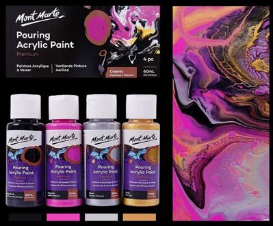 60Ml Pigment Acrylverf Set Vloeistof Marbling Verf Acryl Gieten Tekening Tool