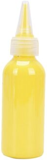 60Ml Verf Metallic Acryl Verf Waterdichte Niet Vervaagd Voor Beeldhouwwerken Coloring Diy Hand Kleding Geschilderd Graffiti Pigmenten geel