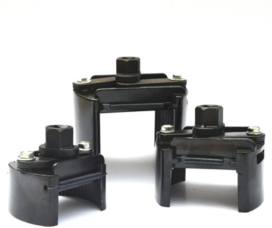 60mm-145mm Universal Cast Steel Adjustable 2 Jaw Oil Filter Wrench Fuel Remover Removal Tool Two-claw Cast Steel Filter Wrenches