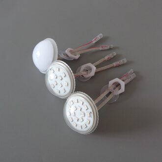 60mm diameter; DC24V; UCS1903 adresseerbare RGB volledige kleur led smart module; 4.32 W (18 stks van 5050 SMD LED); IP68; clear of milky cover melkachtig hoes 18LEDs