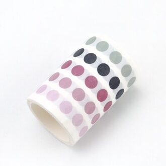 60Mm X 3M Base Element Decoratieve Plakband Dot Masking Washi Tape Diy Scrapbooking Sticker Label Japanse Briefpapier
