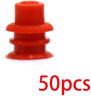 60Pcs 1.8 Serie Mannelijke Vrouwelijke Draad Connector Diverse Kit 621-F1.8A 611-F1.8A Kabel Crimp Terminals Vader Moeder Docking Auto-onderdelen rood zegel Ring 50stk