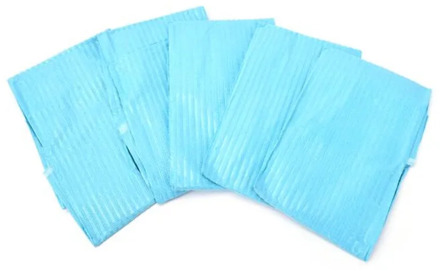 60pcs/30pcs Dental Materials Dental Disposable Neckerchief Dental Blue Medical Paper Scarf Medical Shop Towels Lacing Bibs