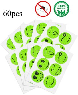 60Pcs Anti Giftig Insect Bugs Muggenmelk Patch Stickers Patch Stickers Camping Outdoor Yard Voor Kids Camping Yard