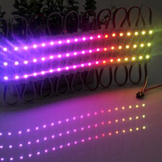 60Pcs DC12V WS2811 Rgb Led Strip 5050 3 Led Droom Kleur Led Modules IP65 Waterdicht Voor Reclame Brief Led teken Backlight