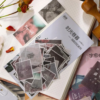 60pcs Ins Style Washi Paper Sticker Set Romantic Floral Diy Sticker Adhesive Label For Scrapbooking Art Craft Album Journal