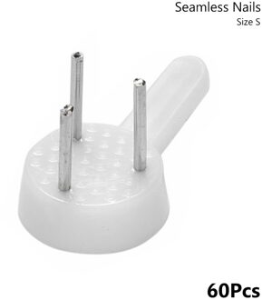 60Pcs Mount Klok Frame Home Decor Multi Functie Wit Foto Muur Haken Naadloze Nail Opknoping Foto Plastic Invisibl Hanger